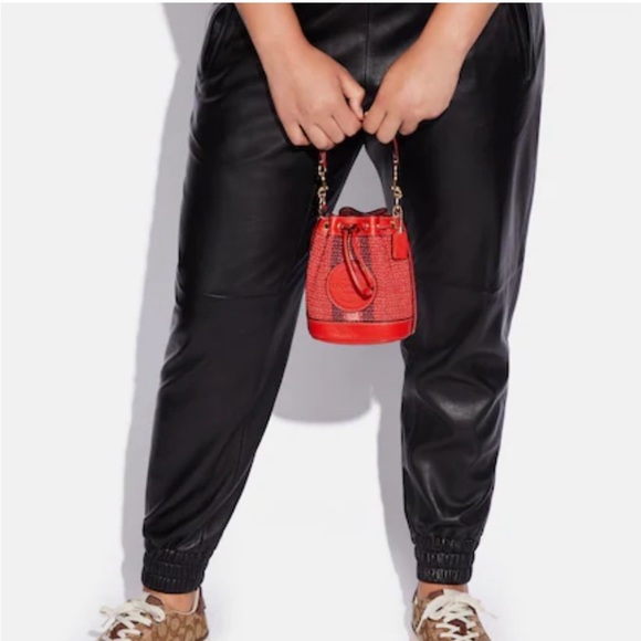 Coach Mini Dempsey Bucket Bag Crossbody With Coach Patch - Picture 3 of 12